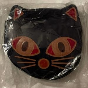 Cat change purse, same details both sides